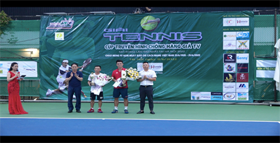 Lễ bế mạc và trao giải Tennis   chào mừng kỷ niệm 97 năm ngày Báo chí cách mạng Việt Nam
